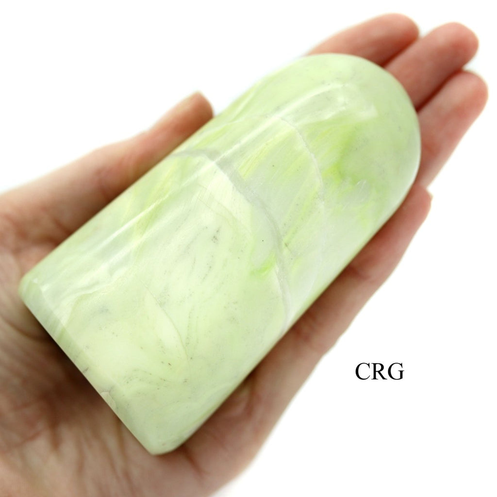 Serpentine Freeform Boulder (1 Piece) Size 3 to 5 Inches Standing Crystal Gemstone Home Decor
