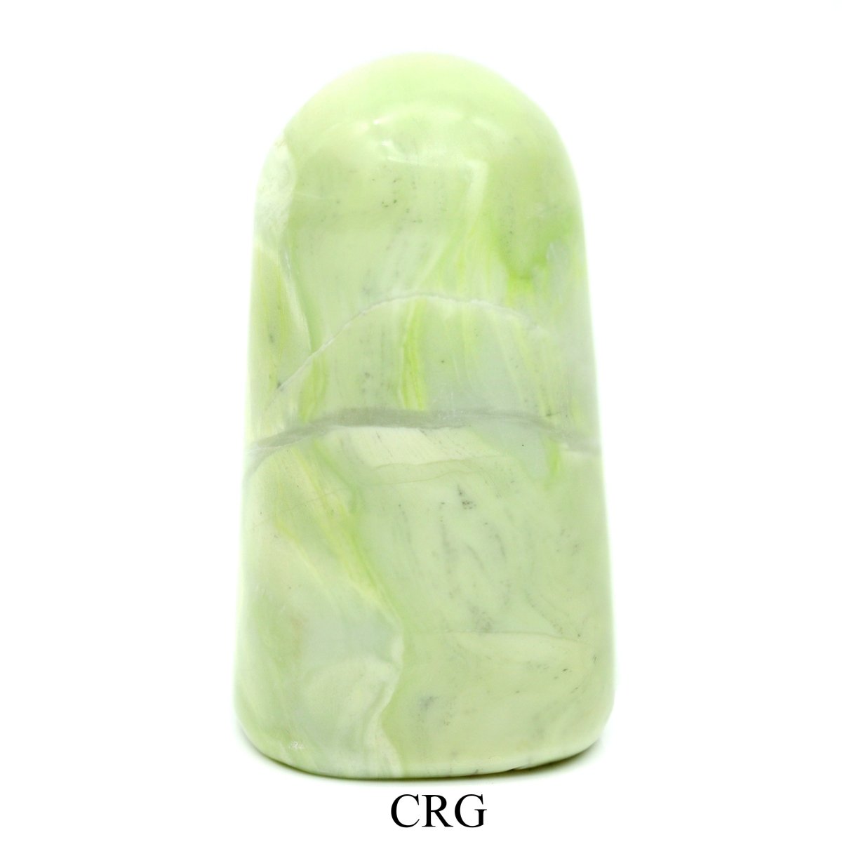 Serpentine Freeform Boulder (1 Piece) Size 3 to 5 Inches Standing Crystal Gemstone Home Decor