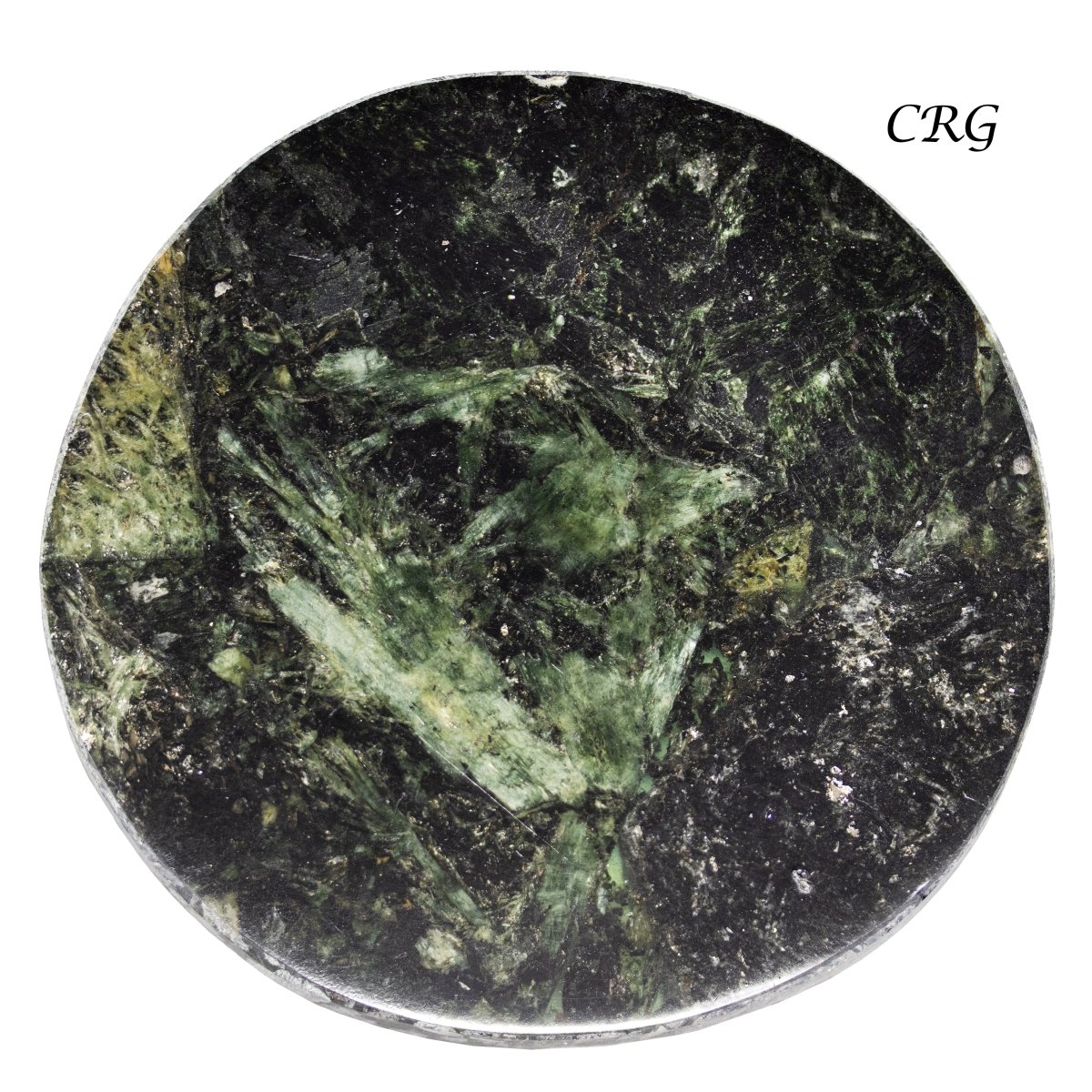 Serpentine Resin Coaster - 4" Round - QTY 1