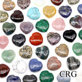 Assorted Gemstone Pocket Hearts - 40 mm - Set of 12