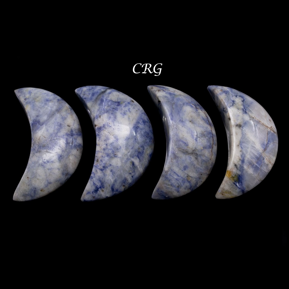 Set of 2 - Afghanite Moon