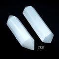 Selenite Double Terminated Six-Sided Wand 5 to 6 inch (2 pieces)
