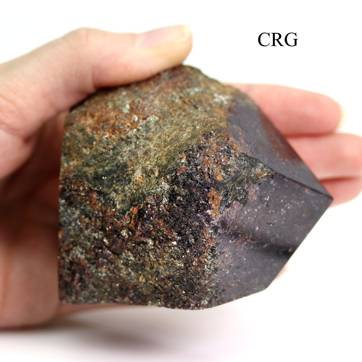 SET OF 2 - Garnet Top Polished Point from India