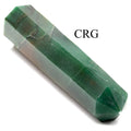 SET OF 2 - Green Aventurine Mixed Shaped Towers / 3-5" Avg