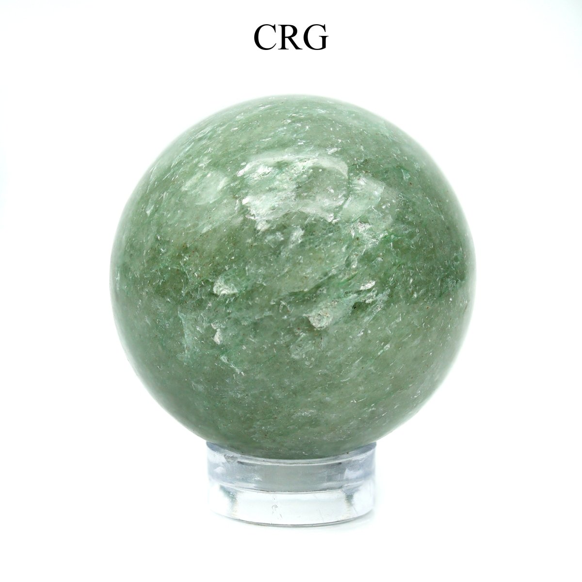 SET OF 2 - Green Aventurine Spheres / 25-40mm AVG