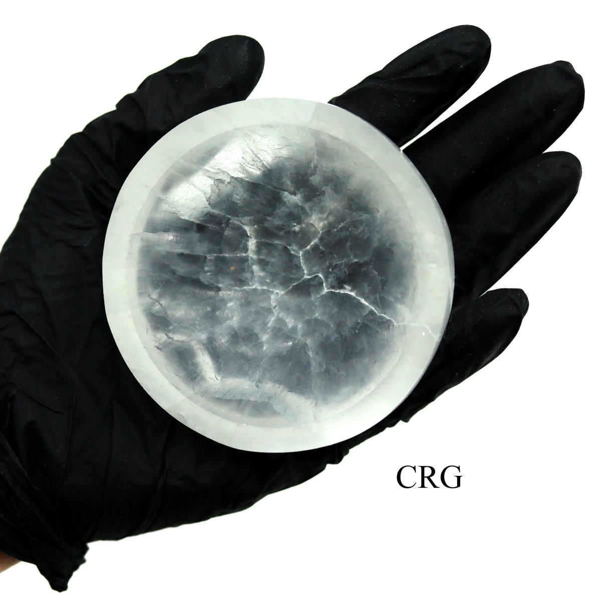 Selenite Bowl Hand-Carved 7.5-9 cm (2 pieces)