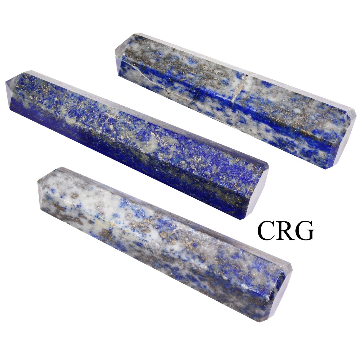 SET OF 2 - Lapis Gemstone Obelisk Point / 2-3" AVG