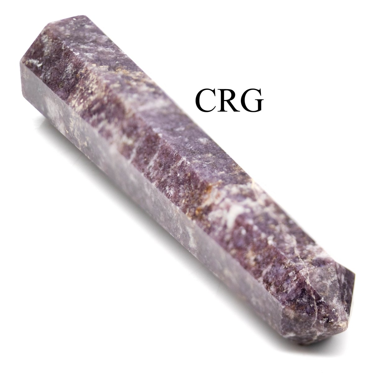 SET OF 2 - Lepidolite Gemstone Obelisk Point 4" AVG