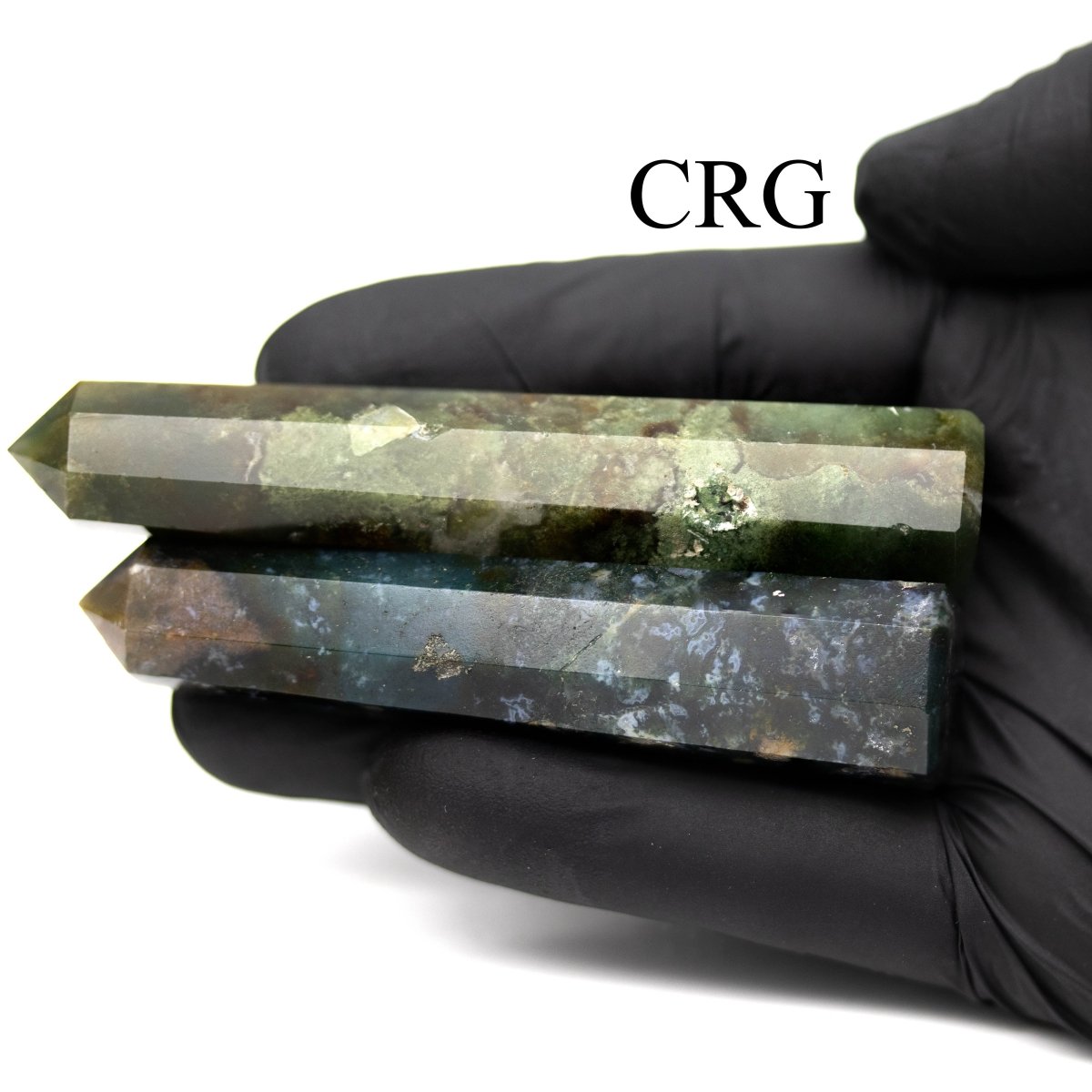 SET OF 2 - Mixed Shape Fancy Jasper Towers / 3-5" AVG