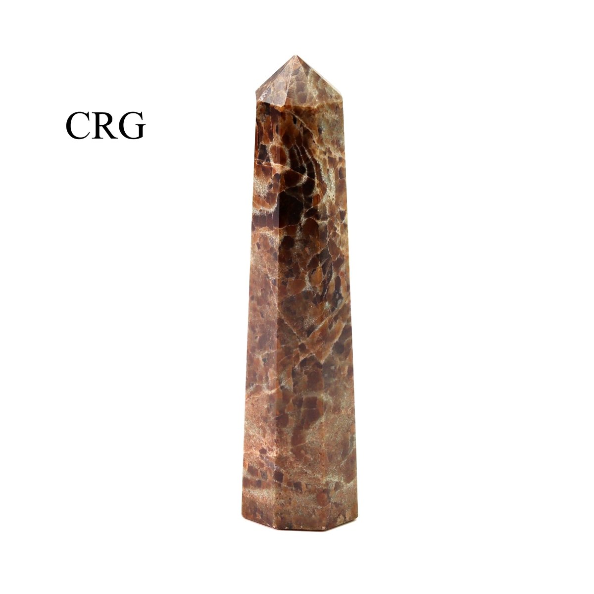 SET OF 2 - Mixed Shape Garnet Towers / 3-5" AVG