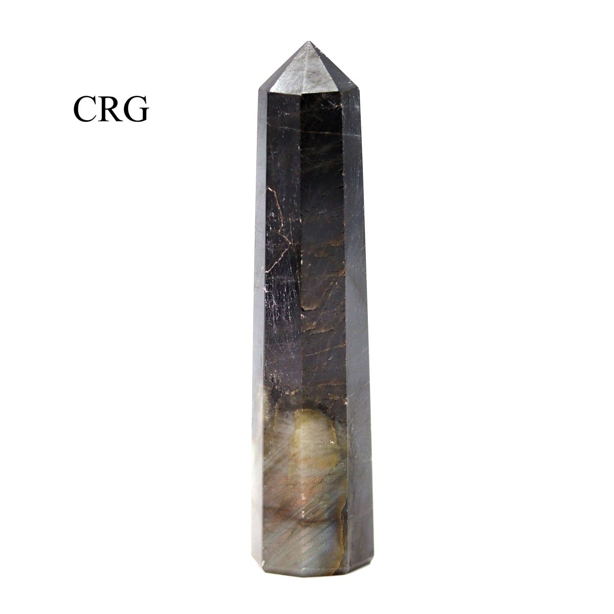 SET OF 2 - Mixed Shape Labradorite Towers / 3-5" AVG