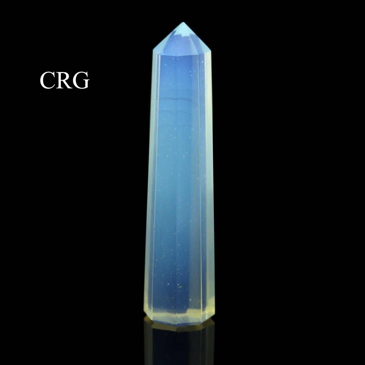 SET OF 2 - Mixed Shape Opalite Towers / 3-5" AVG