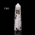 SET OF 2 - Mixed Shape Rainbow Moonstone Towers / 3-5" AVG