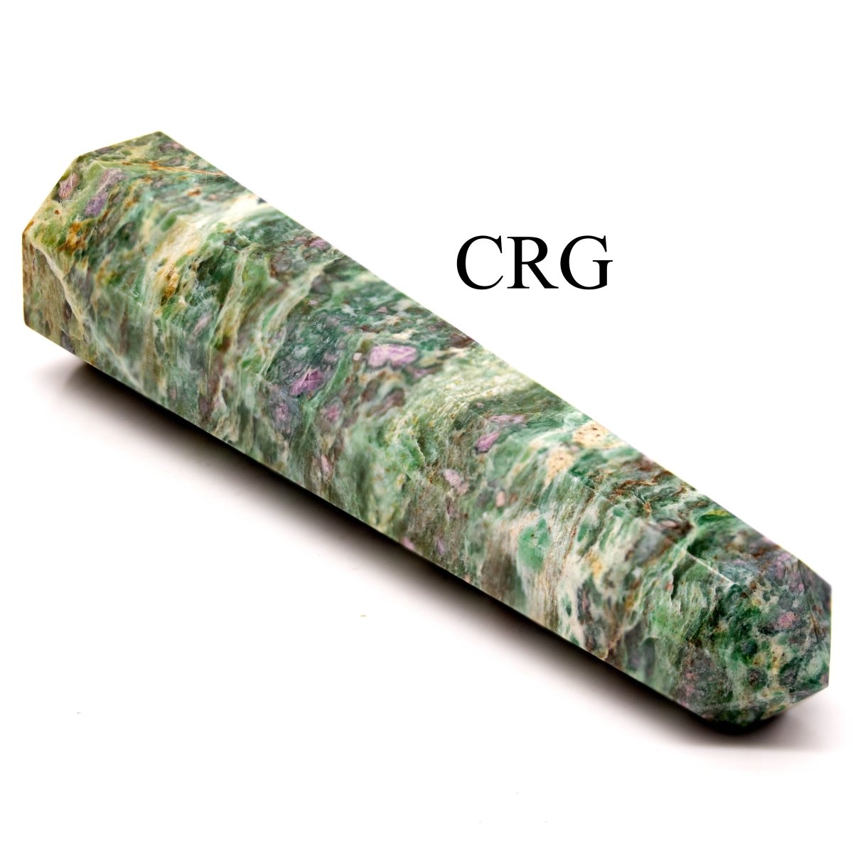 SET OF 2 - Mixed Shape Ruby Fuchsite Towers / 3-5" AVG