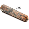 SET OF 2 - Mixed Shape Unakite Towers / 3-5" AVG