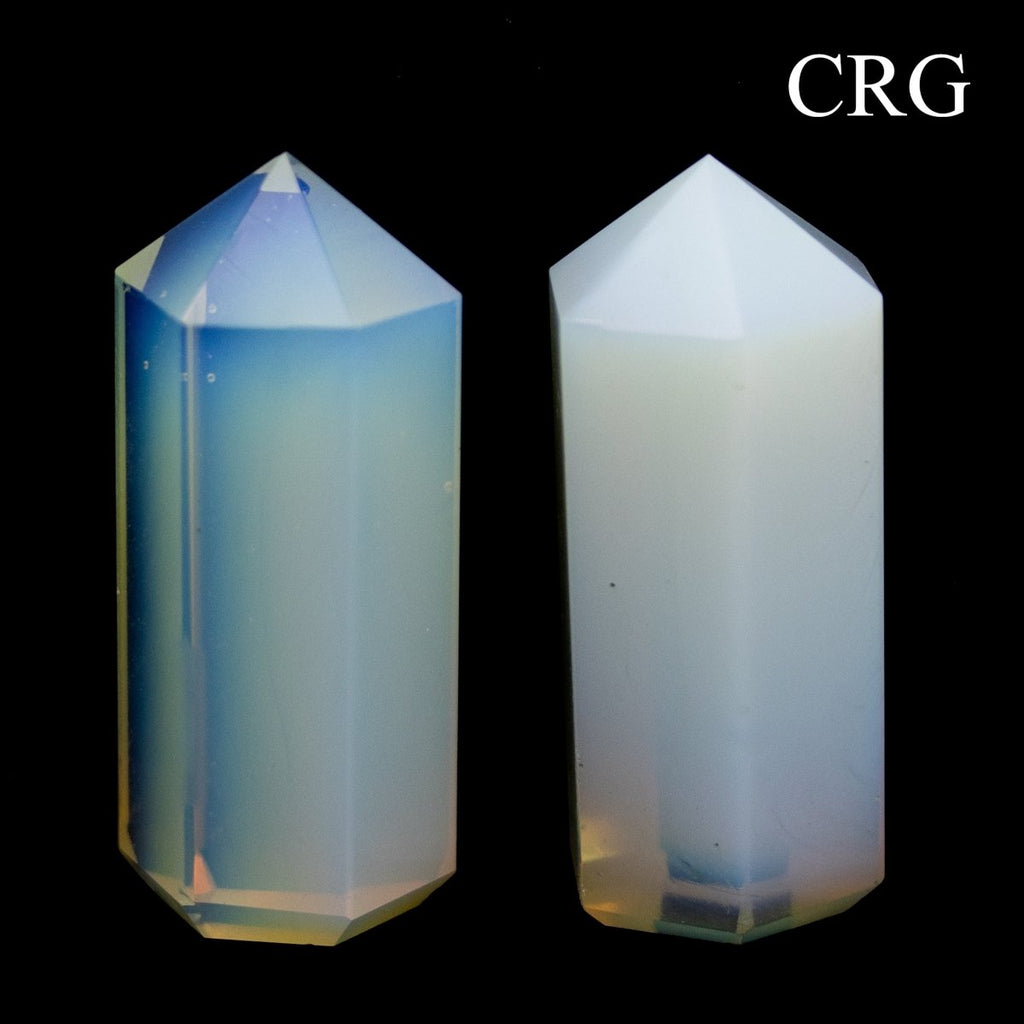 SET OF 2 - Opalite Mini Towers / 50mm AVG