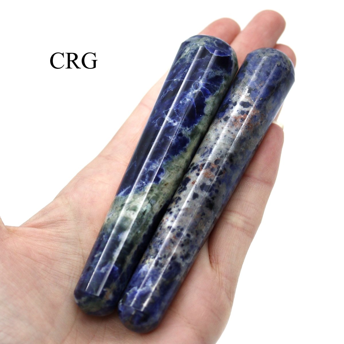 SET OF 2 - Sodalite Massage Wands / 3-5" AVG