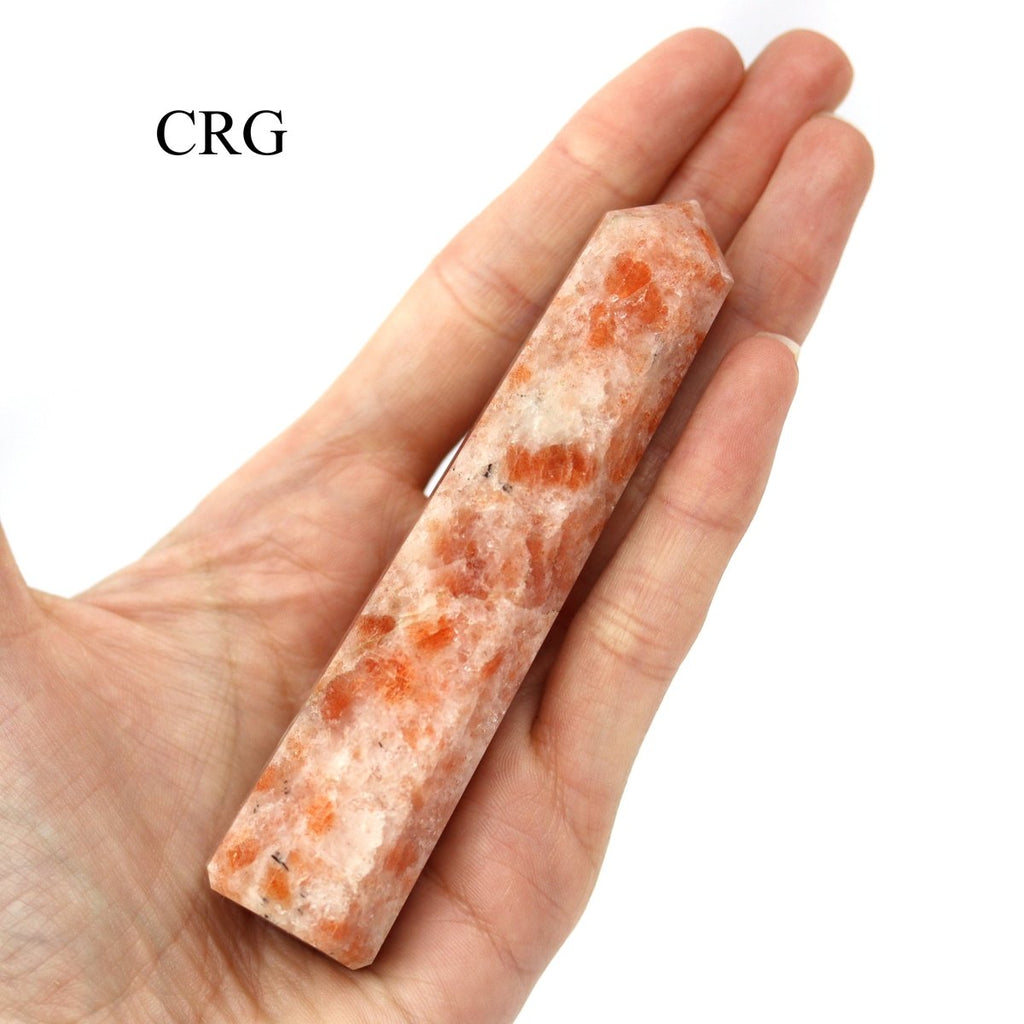 SET OF 2 - Sunstone Mixed Shaped Towers / 3-5" Avg