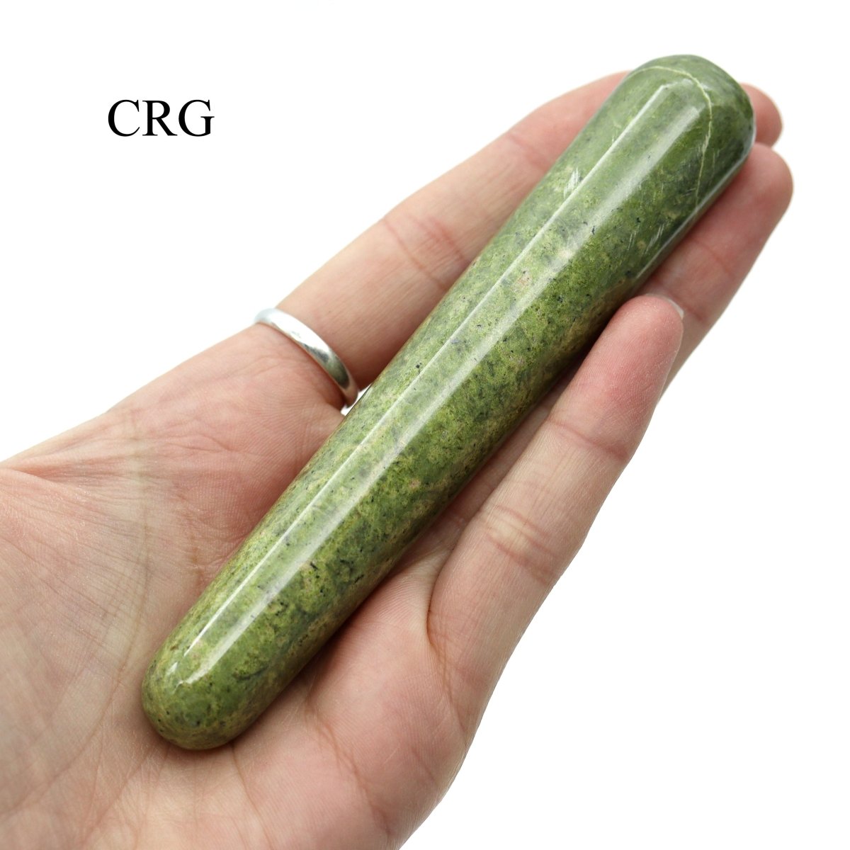 SET OF 2 - Vesuvianite Massage Wands / 3-5" AVG