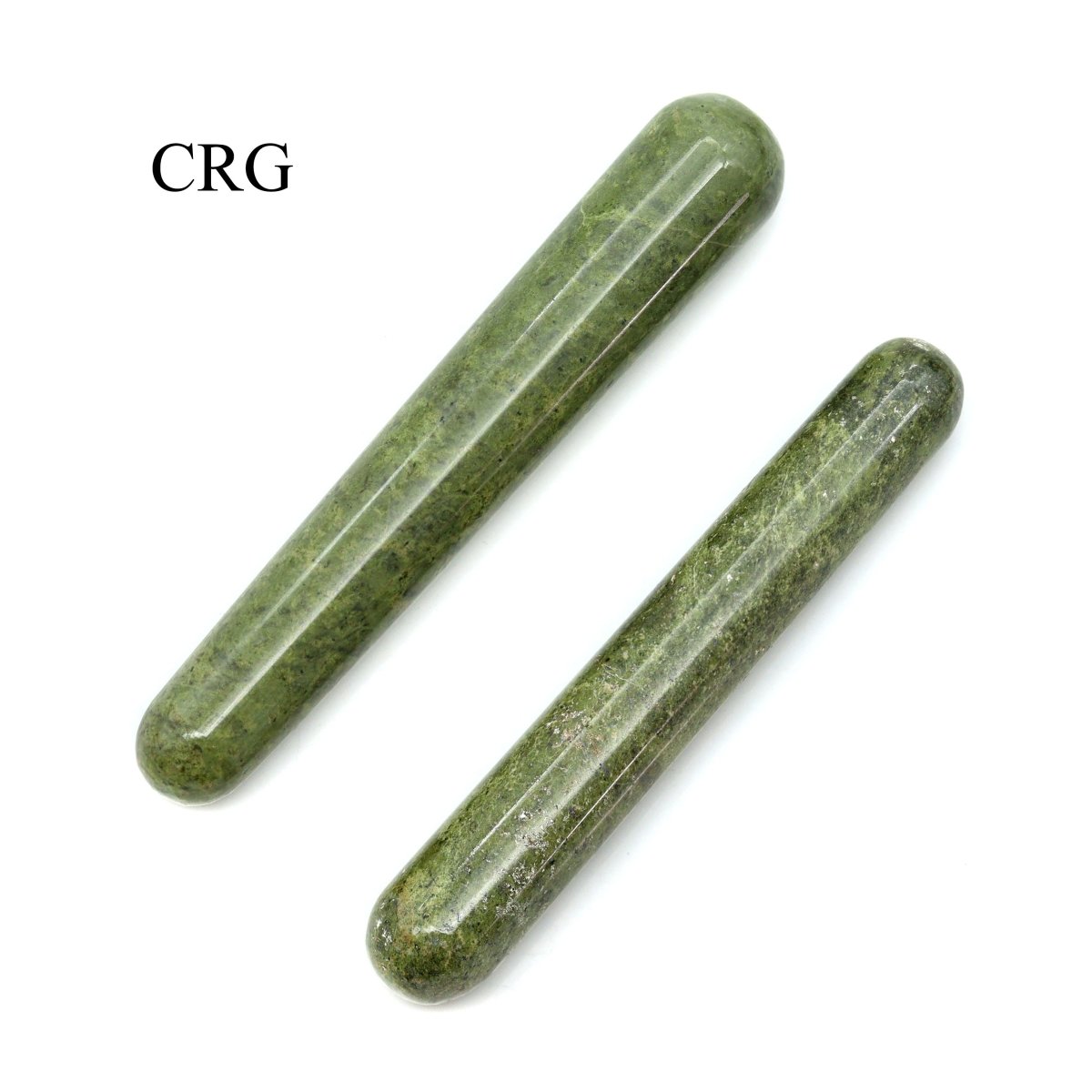 SET OF 2 - Vesuvianite Massage Wands / 3-5" AVG