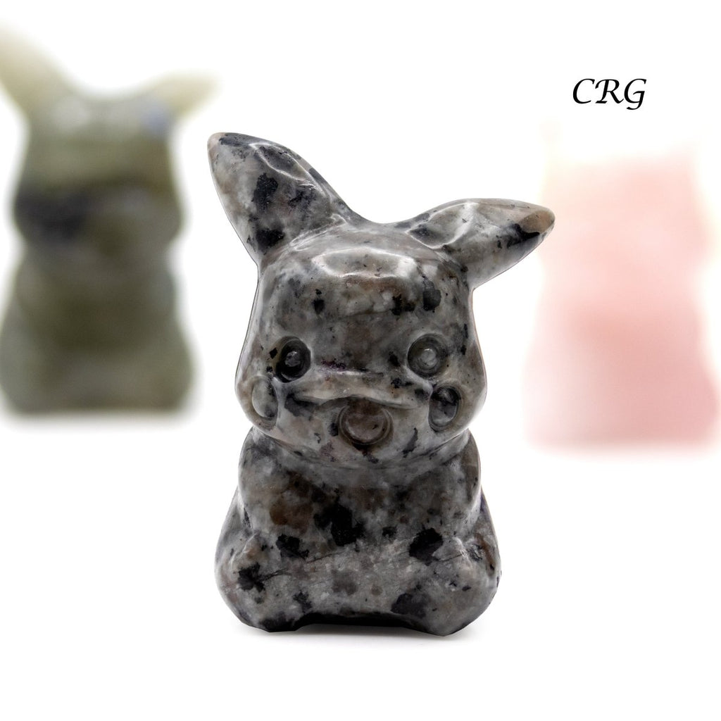 SET OF 4 - Assorted Gemstone 90's Nostalgia Figurine (1" AVG)