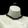 Black Tourmaline Strand Chip Choker Necklace (4 Pieces) (16 Inches)