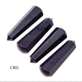 SET OF 4 - Blue Goldstone Mini Wand with Round End / 2" AVG