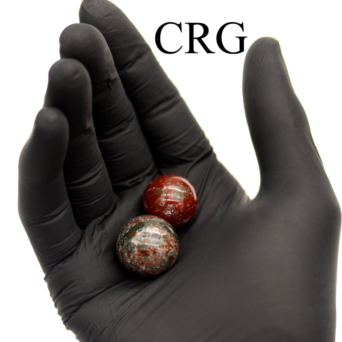 SET OF 4 - Fancy Jasper Mini Spheres / 0.5" AVG