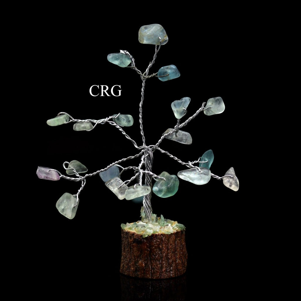 SET OF 4 - Fluorite Gemstone Tree / 1-2" AVG