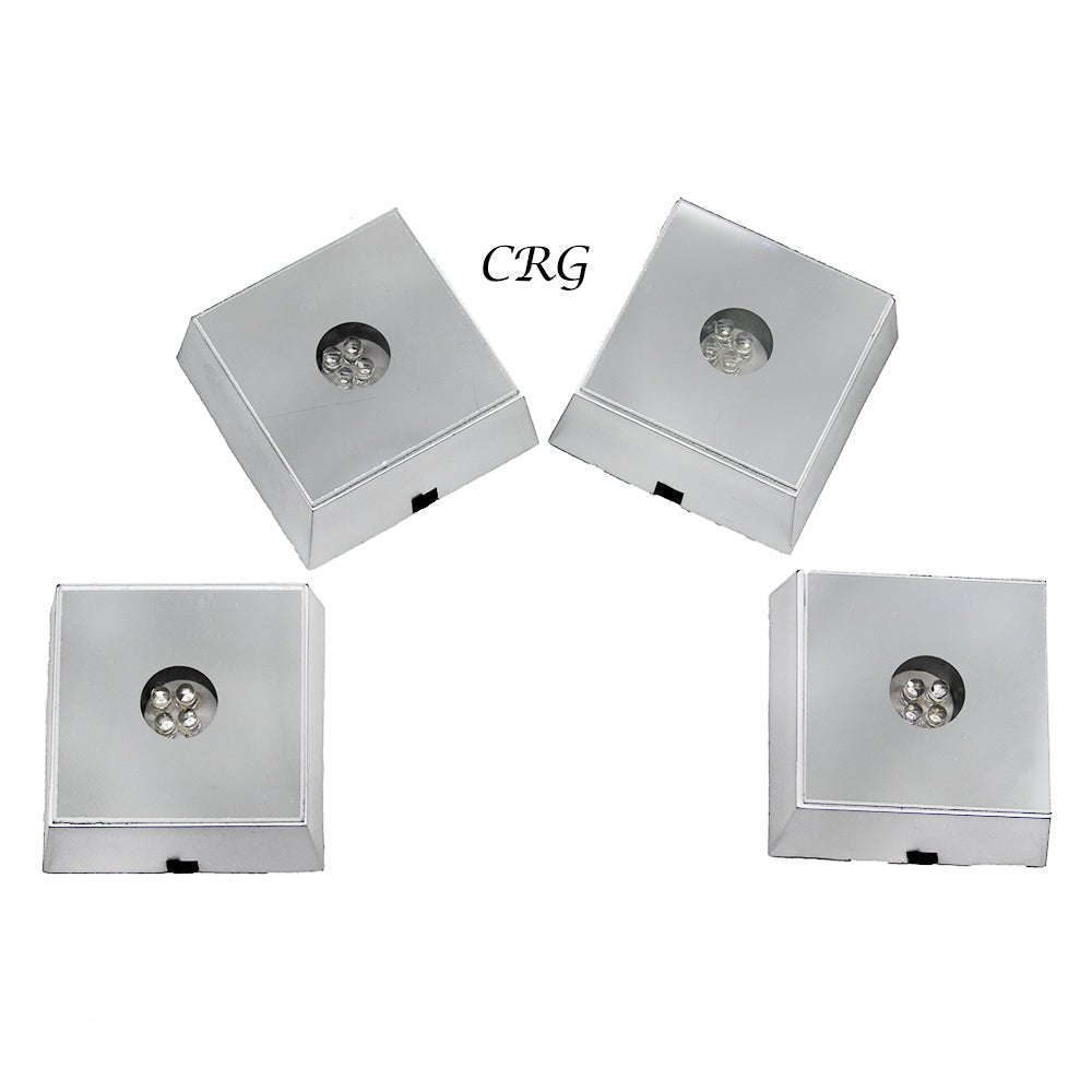 SET OF 4 - LED Mirror Light Box / 2.4" x 2.4" Avg.