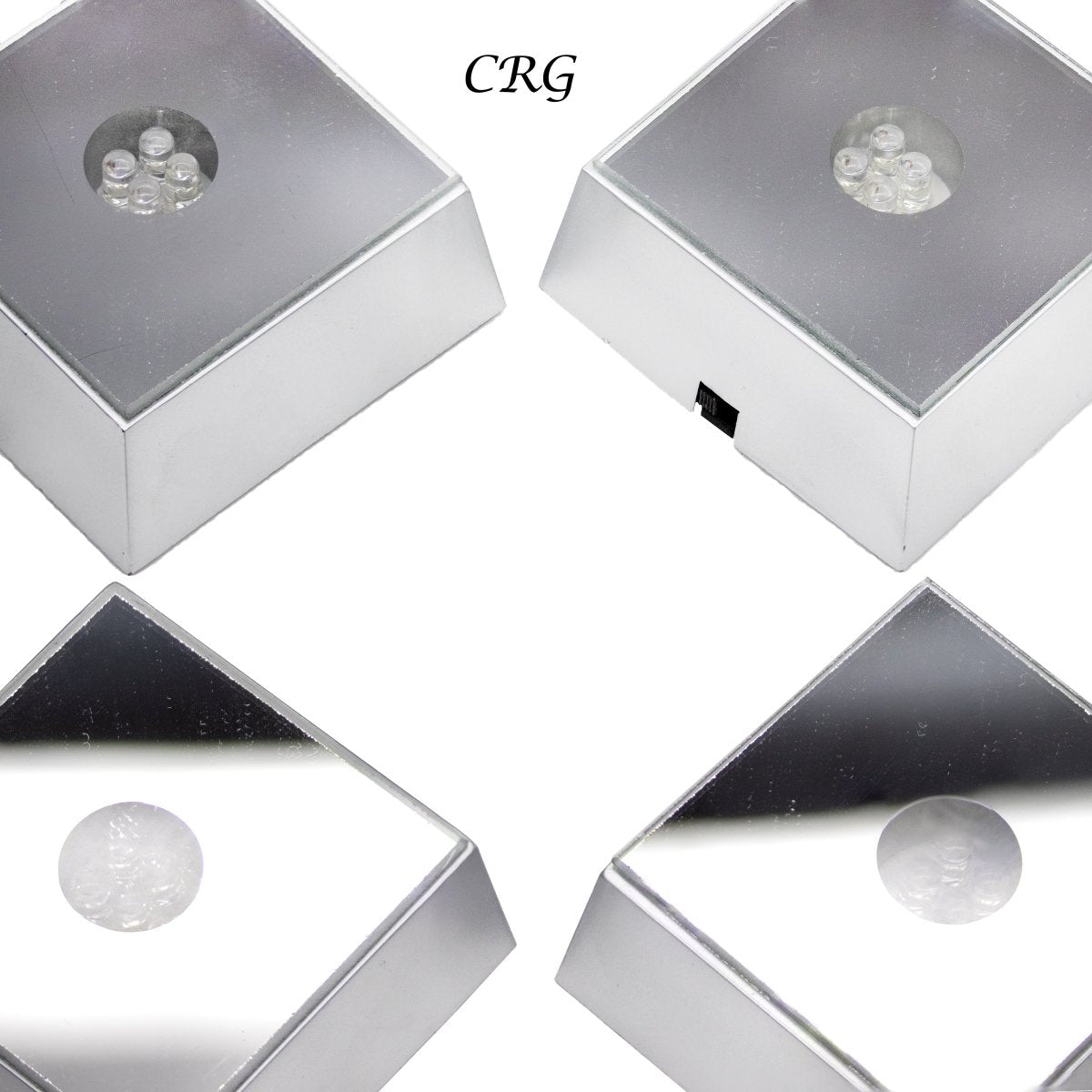 SET OF 4 - LED Mirror Light Box / 2.4" x 2.4" Avg.