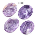 SET OF 4 - Lepidolite Worry Stones w/ Thumb Indent / 1" Avg