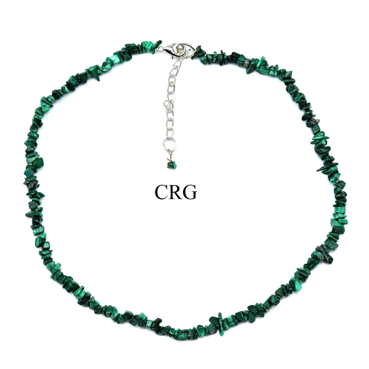 Malachite Inspired Strand Chip Choker Necklace (16 Inches) (4 Pieces) (INJD)