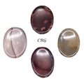 SET OF 4 - Mookaite Worry Stones w/ Thumb Indent / 1" Avg