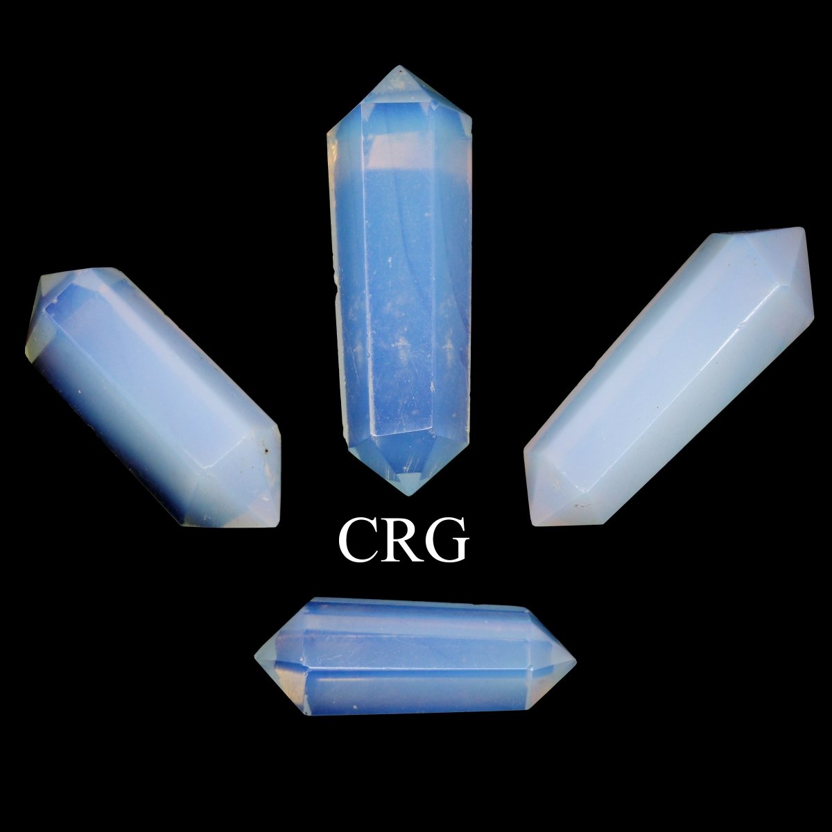 SET OF 4 - Opalite Mini Double Terminated Points / 1" AVG