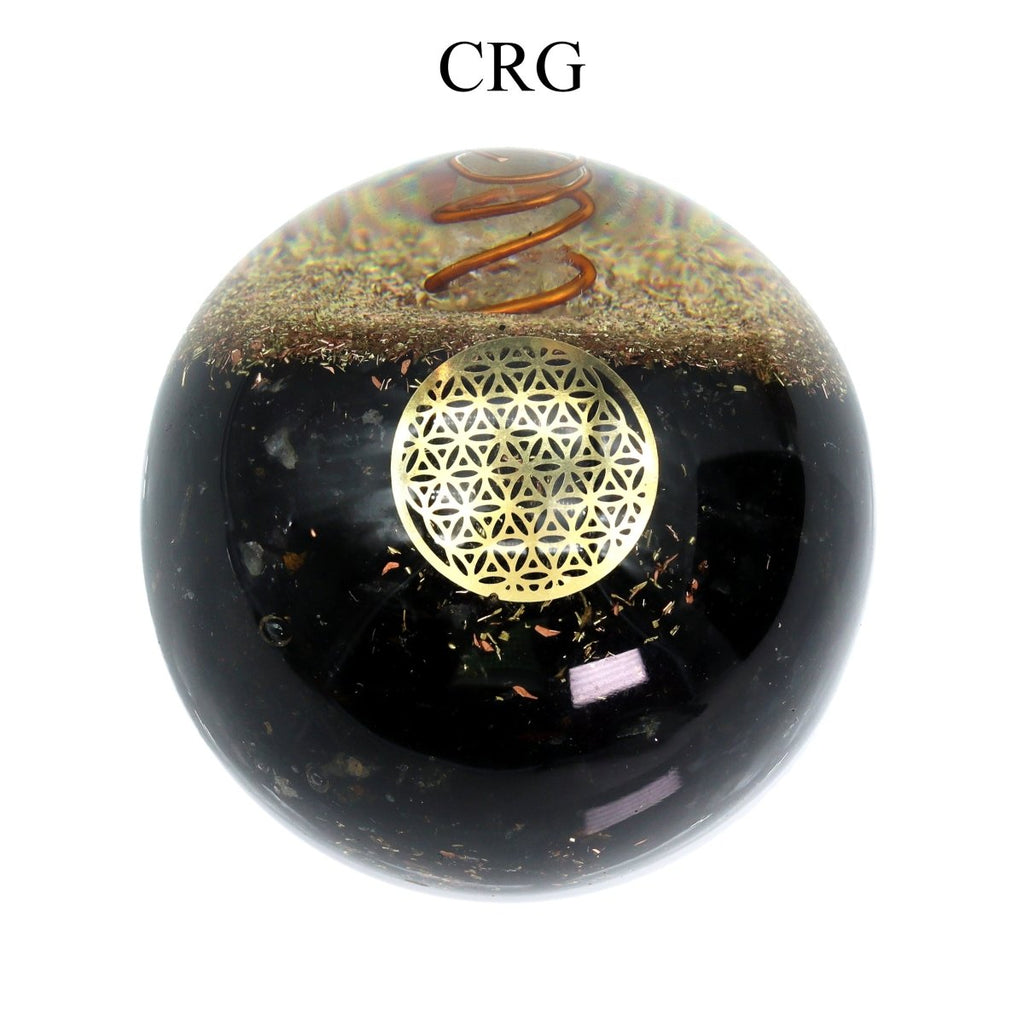 SET OF 4 - Orgonite Gemstone Spheres / 2.5" AVG