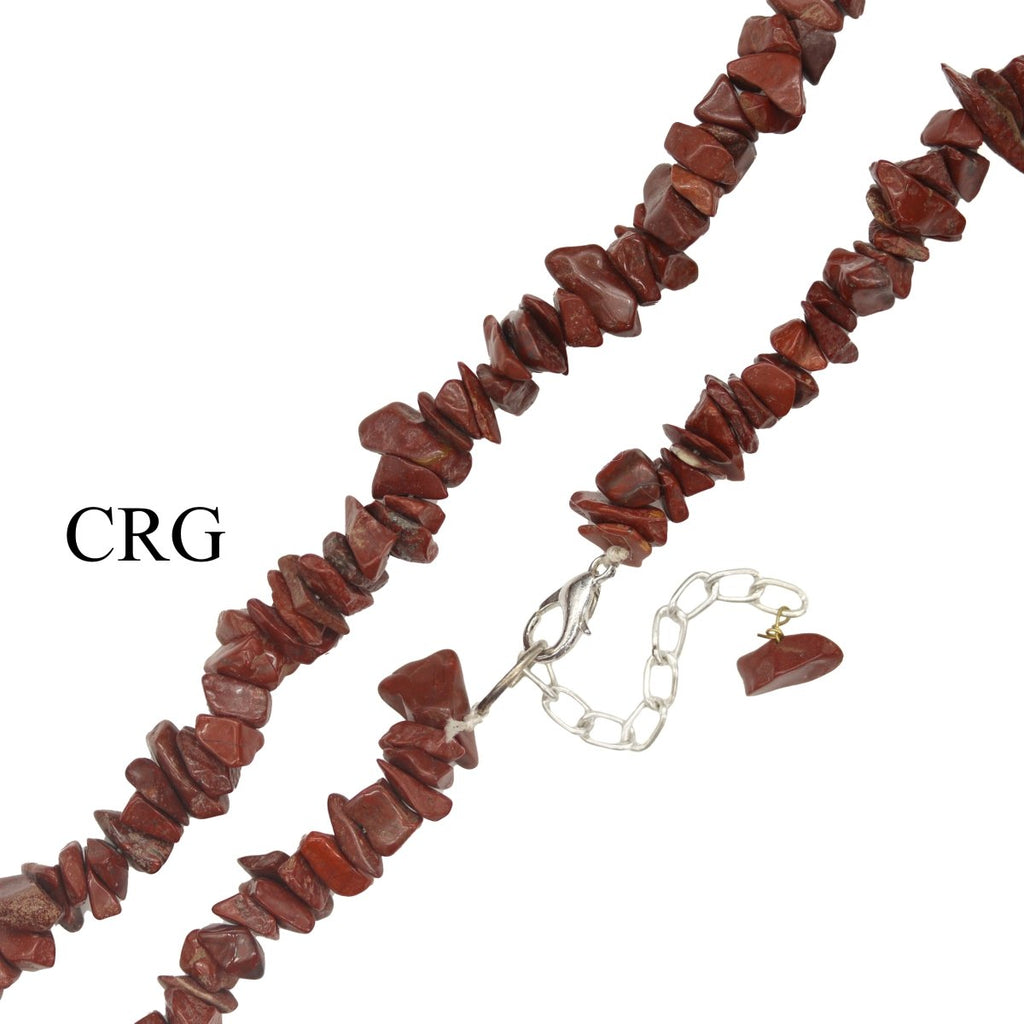 Red Jasper Strand Chip Choker Necklace (16 Inches) (4 Pieces) (INJD)