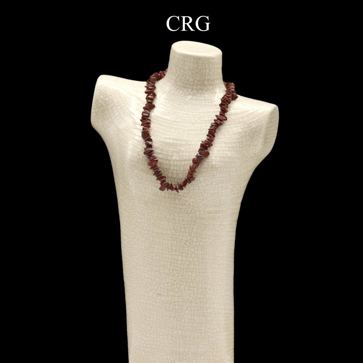 Red Jasper Strand Chip Choker Necklace (16 Inches) (4 Pieces) (INJD)