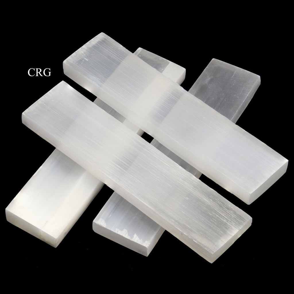 SET OF 4 - Selenite Bar Stick / 5"-6" avg.