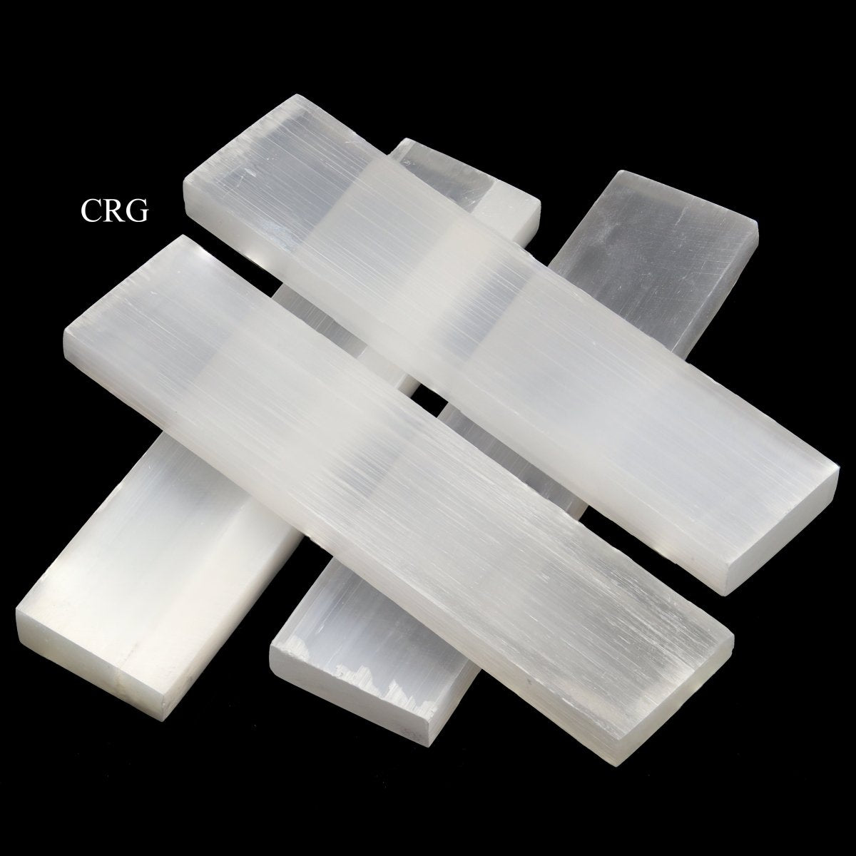 SET OF 4 - Selenite Bar Stick / 5"-6" avg.