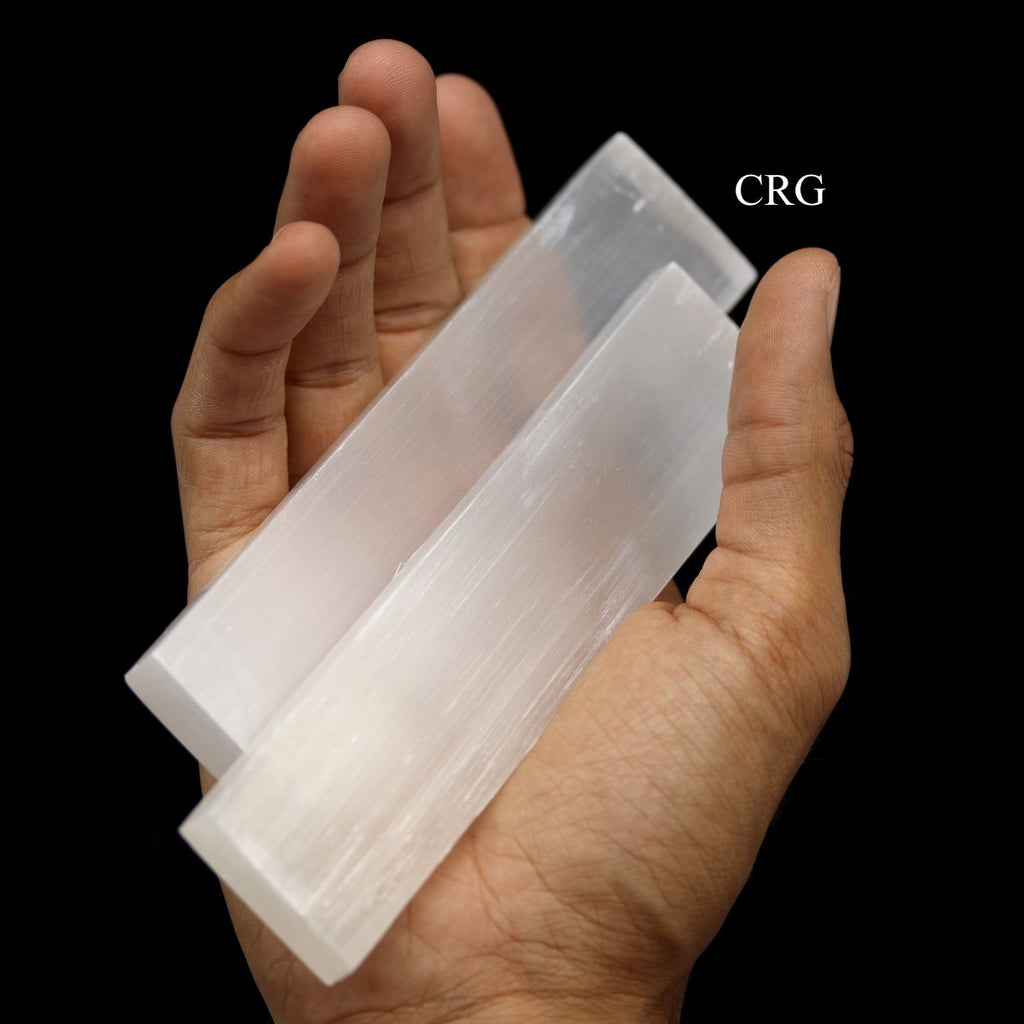 SET OF 4 - Selenite Bar Stick / 5"-6" avg.