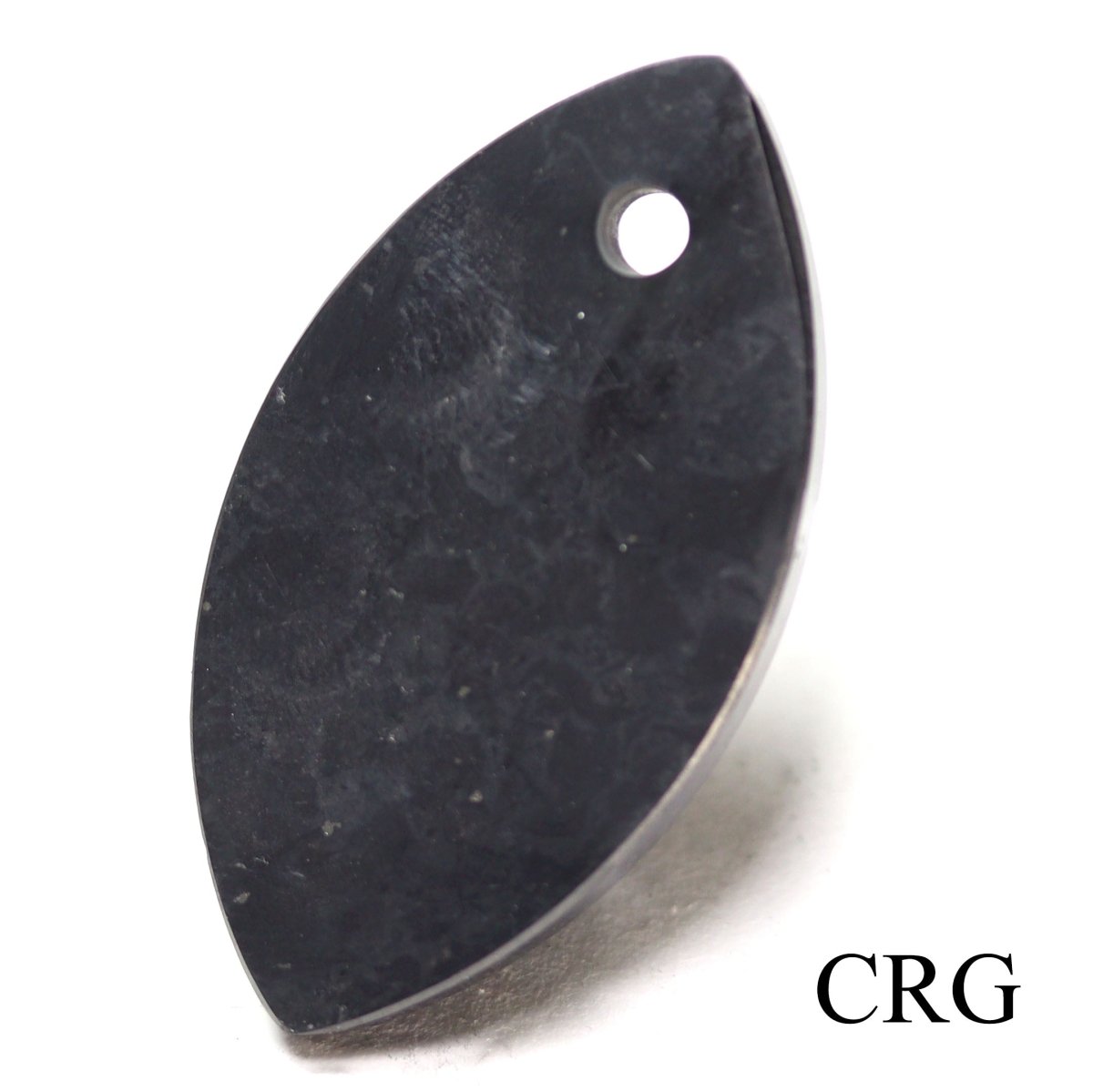 Shungite Flower Petal Pendant with Drilled Hole 2 Inches) (4 Pieces)