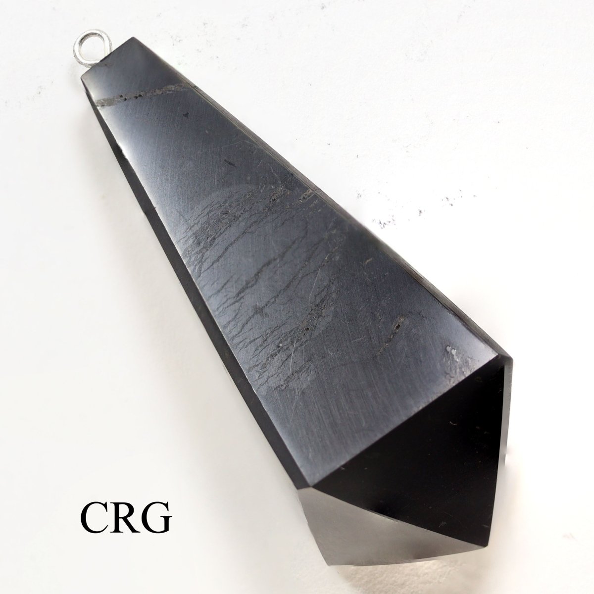 SET OF 4 - Shungite Pendulum Pendant / 50mm AVG