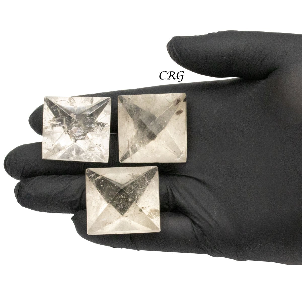 SET OF 5 - Smoky Quartz Octahedron from Brazil / 35 x 25 mm Avg