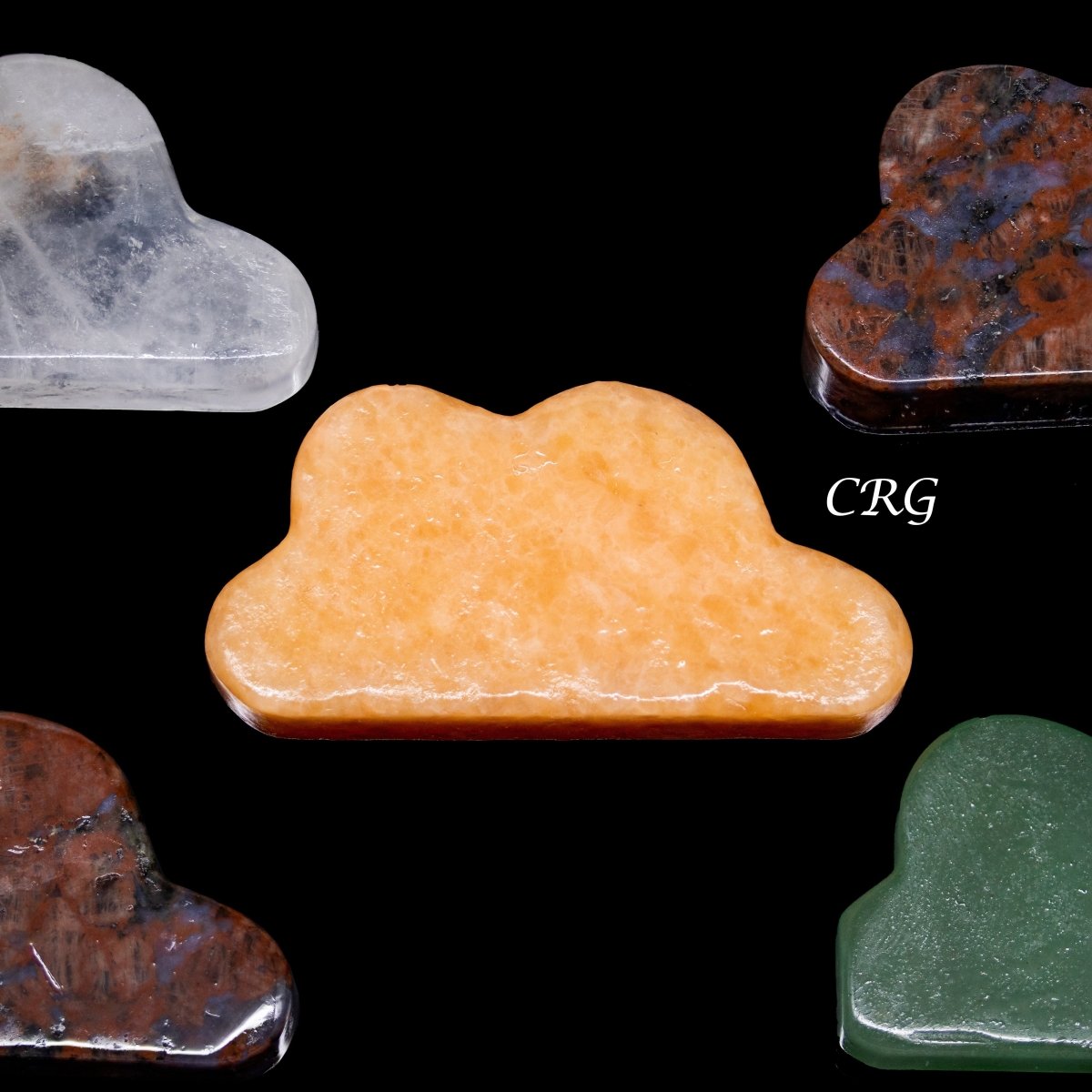 SET OF 8 - Puffy Gemstone Clouds / Random Mix