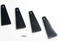 Shungite Bar Drop Pendant with Drilled Hole (2 Inches) (4 Pieces)