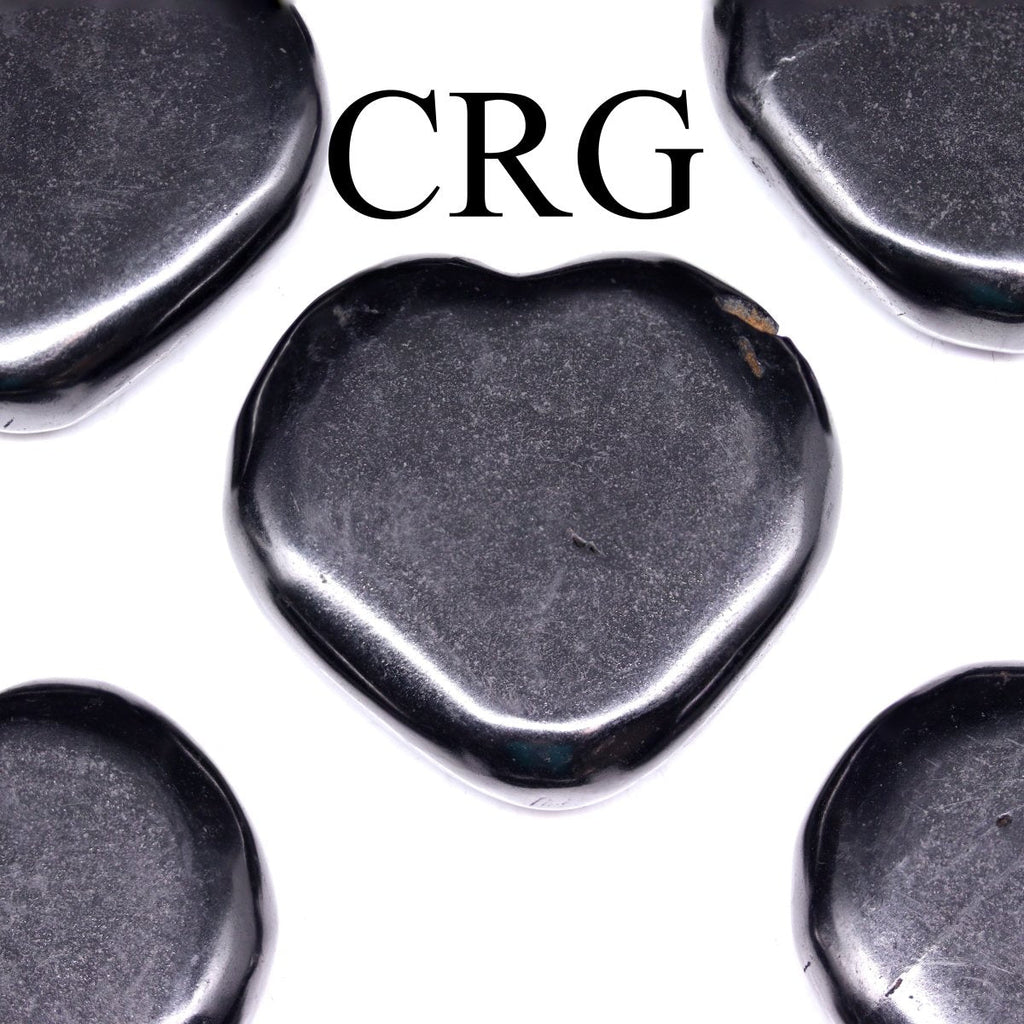 Shungite Pocket Heart 1.5 to 2 Inches (1 Piece)