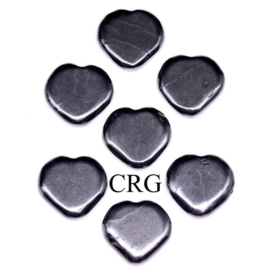Shungite Pocket Heart 1.5 to 2 Inches (1 Piece)