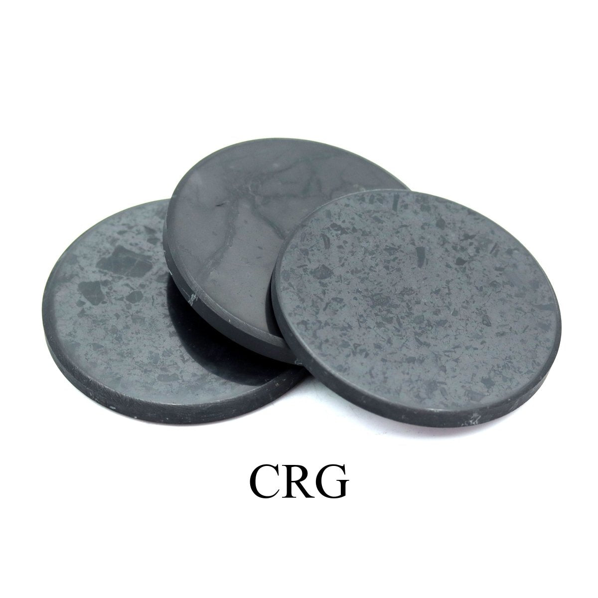 Shungite Polished Disk 3.5 inch (1 Piece)