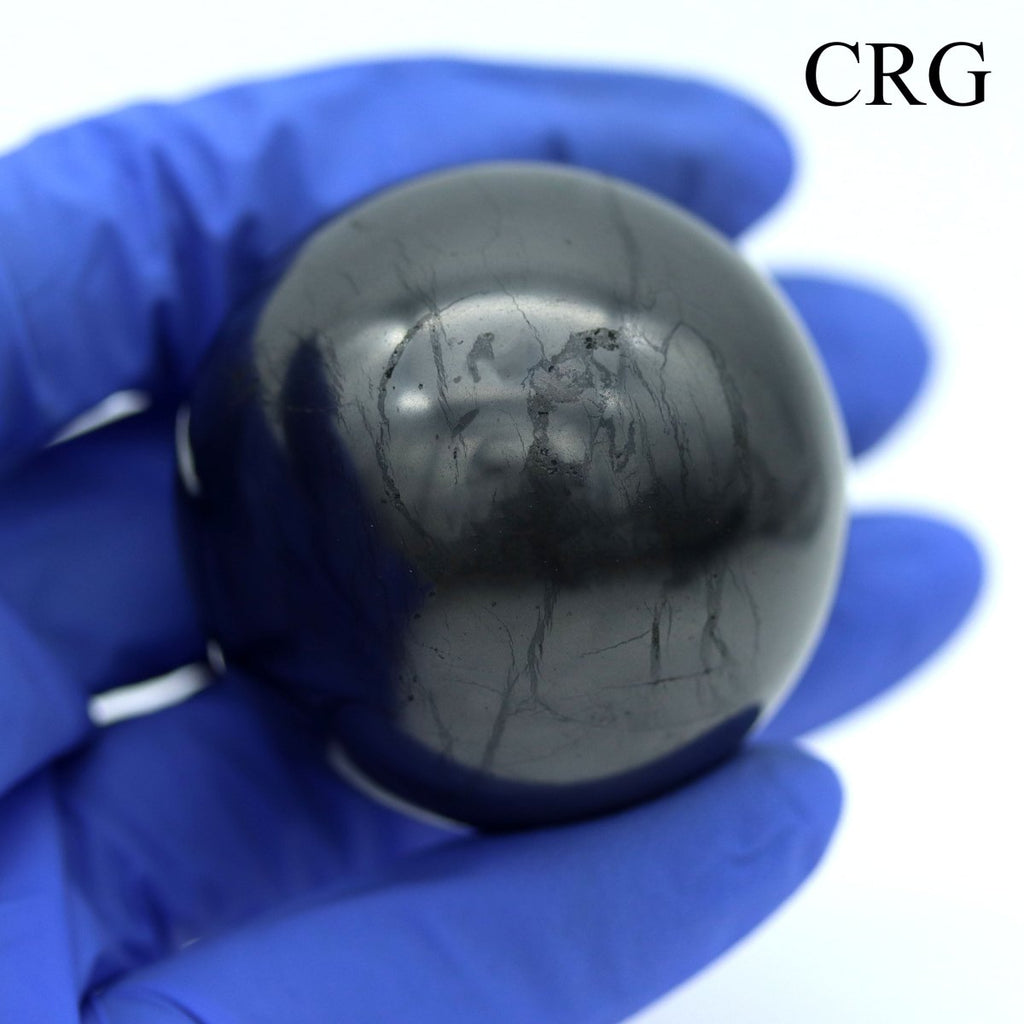 Shungite Polished Sphere 40mm (1 Piece)
